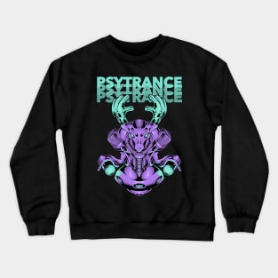 Alien Ufo DJ Psytrance Crewneck Sweatshirt